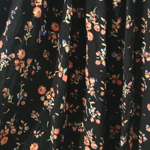 Wild Fable/Mini Dress/Women/M/Black Floral/Spaghetti Strap Sundress - Picture 4 of 11